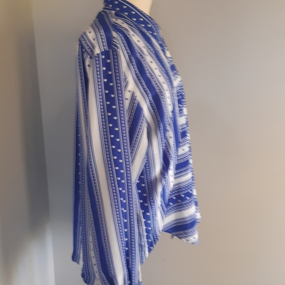 Vintage Simon Chang button down shirt Size 12 - Picture 3 of 10